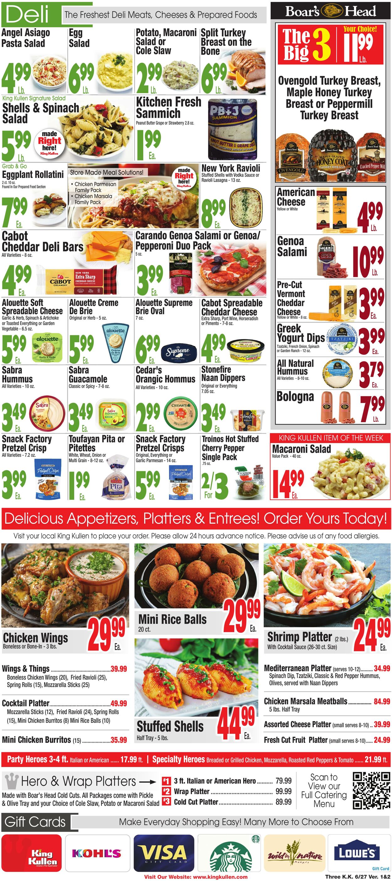 Weekly ad King Kullen 06/26/2025 - 07/03/2025