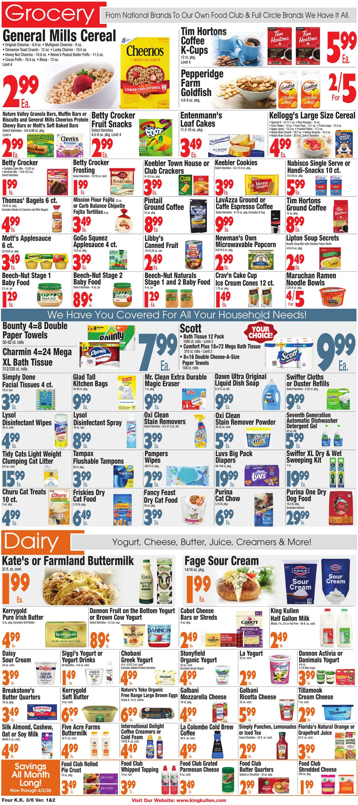 Weekly ad King Kullen 03/05/2026 - 03/12/2026