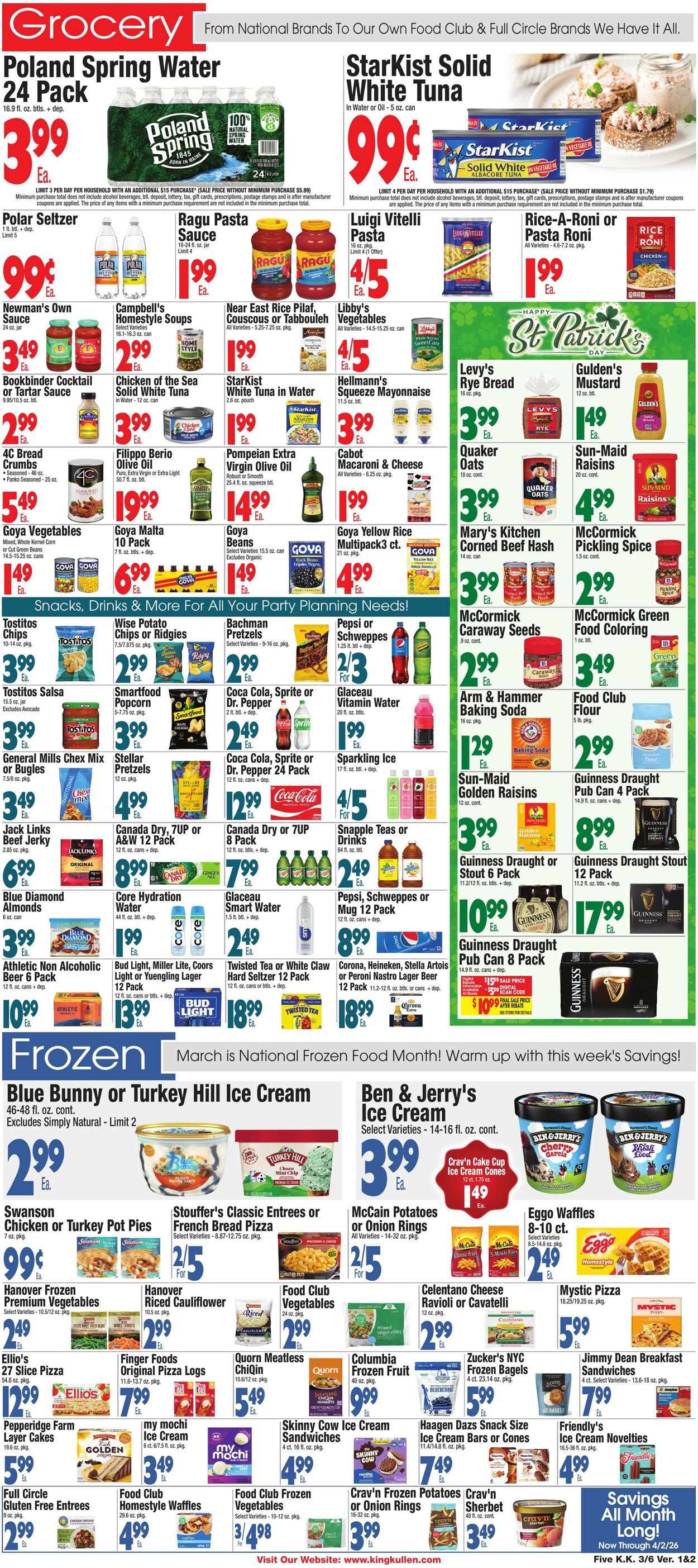 Weekly ad King Kullen 03/05/2026 - 03/12/2026
