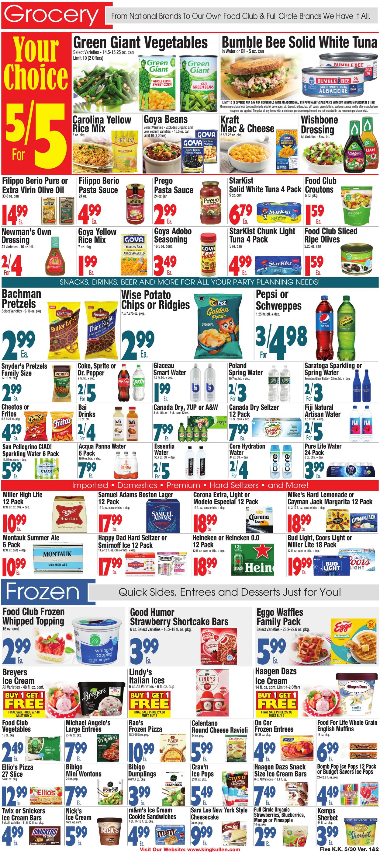 Weekly ad King Kullen 05/29/2025 - 06/05/2025