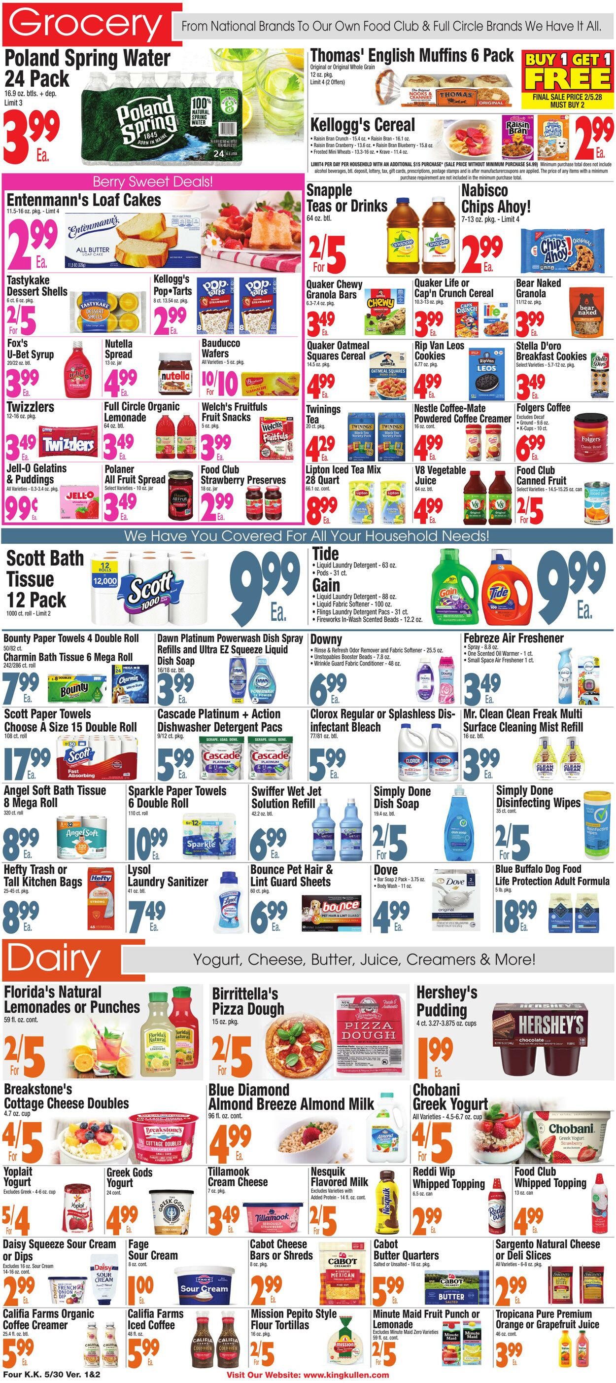 Weekly ad King Kullen 05/29/2025 - 06/05/2025
