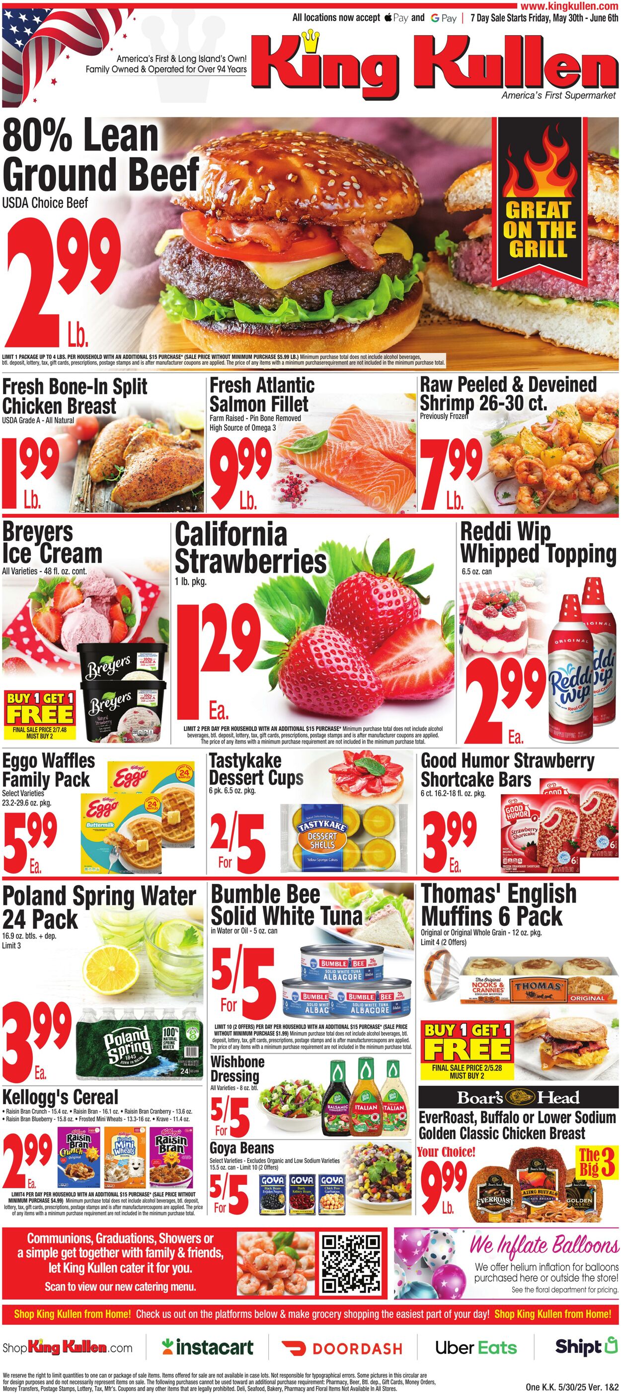 Weekly ad King Kullen 05/29/2025 - 06/05/2025
