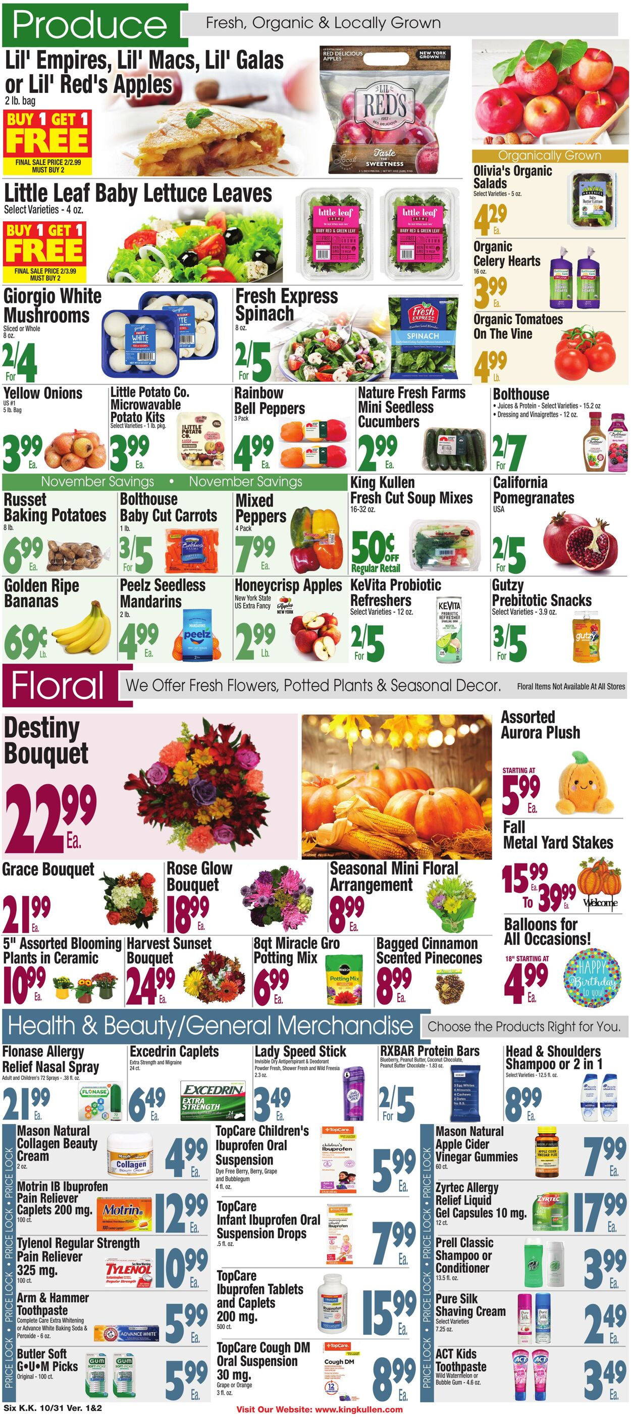 Weekly ad King Kullen 10/30/2025 - 11/06/2025