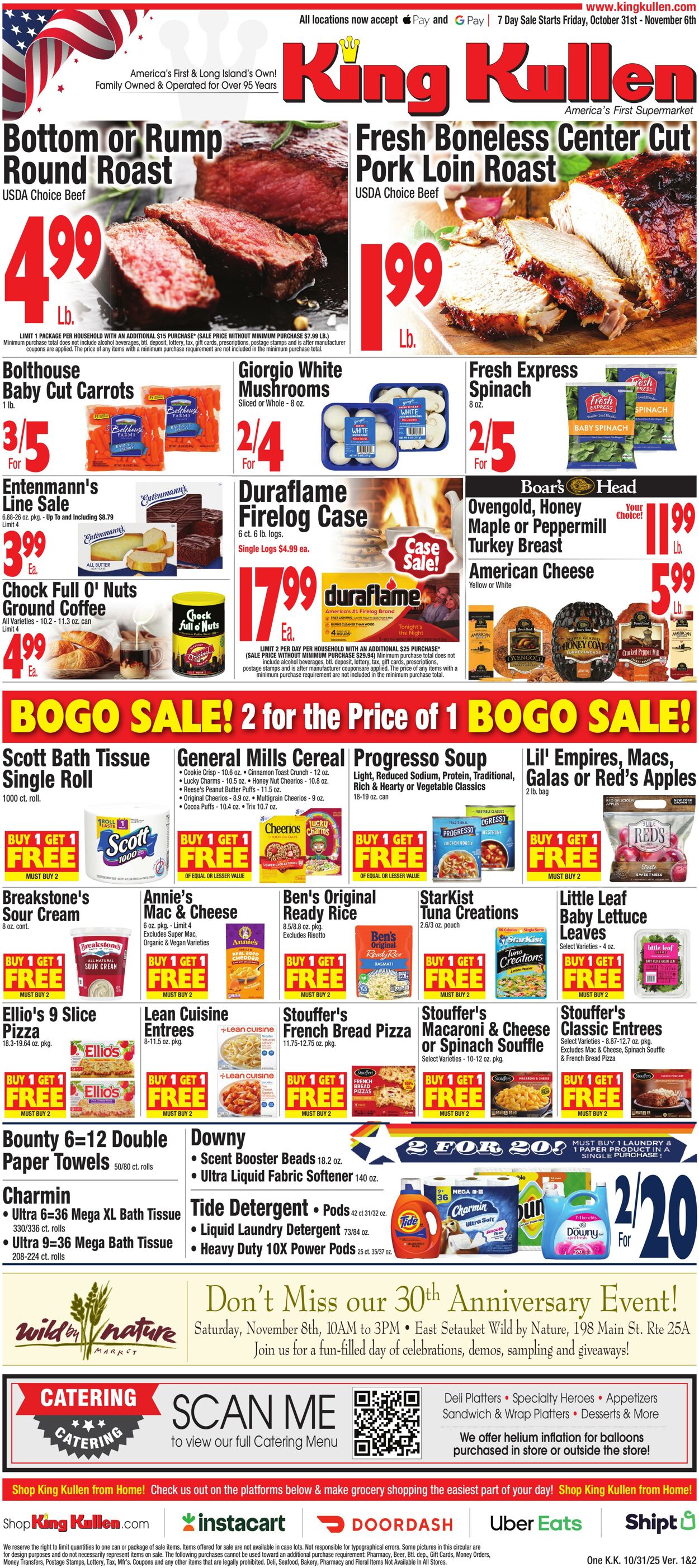 Weekly ad King Kullen 10/30/2025 - 11/06/2025