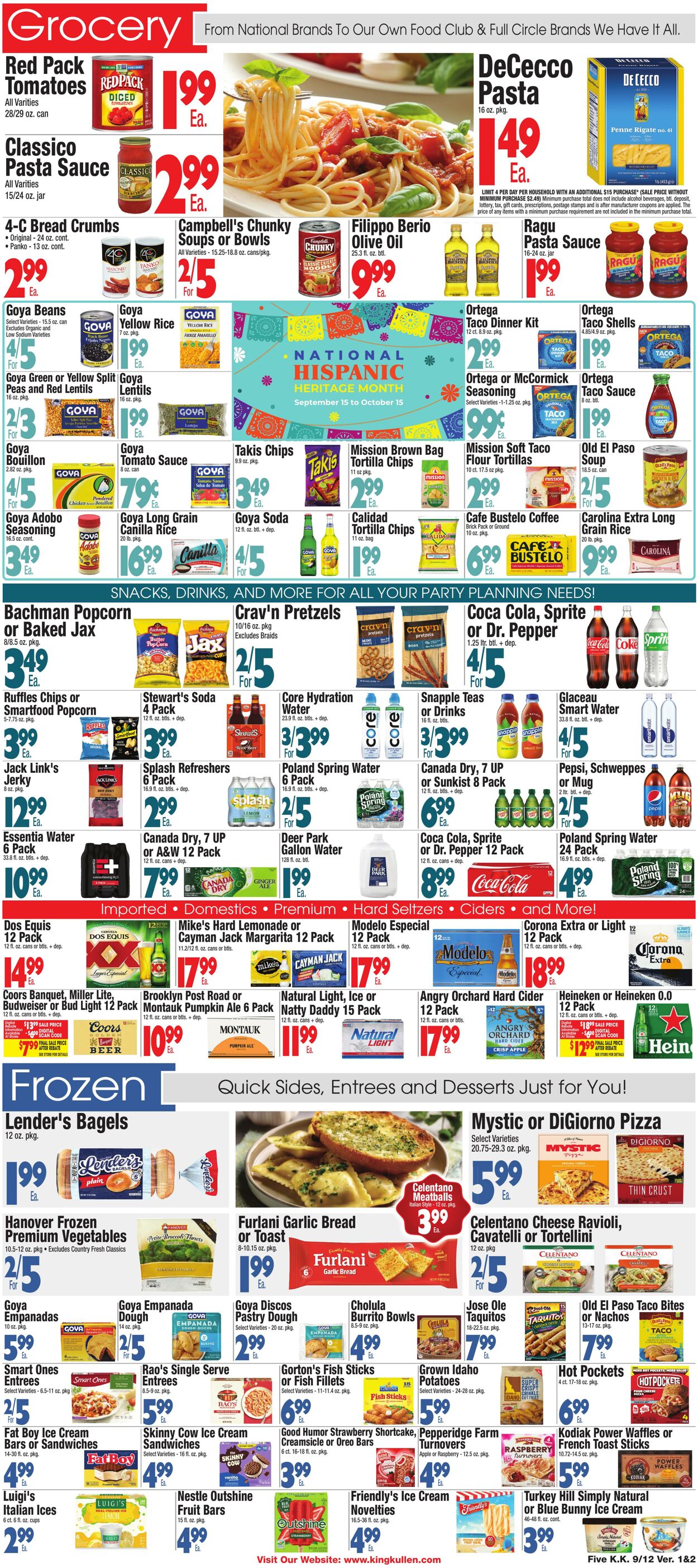 Weekly ad King Kullen 09/11/2025 - 09/18/2025