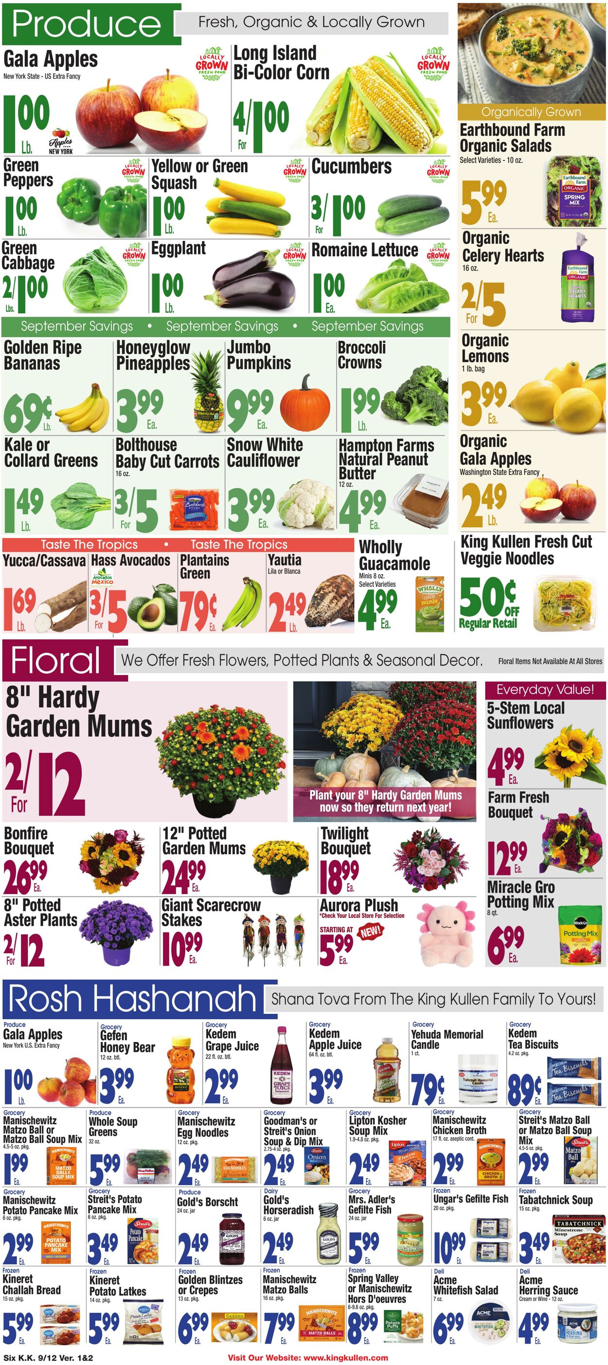Weekly ad King Kullen 09/11/2025 - 09/18/2025