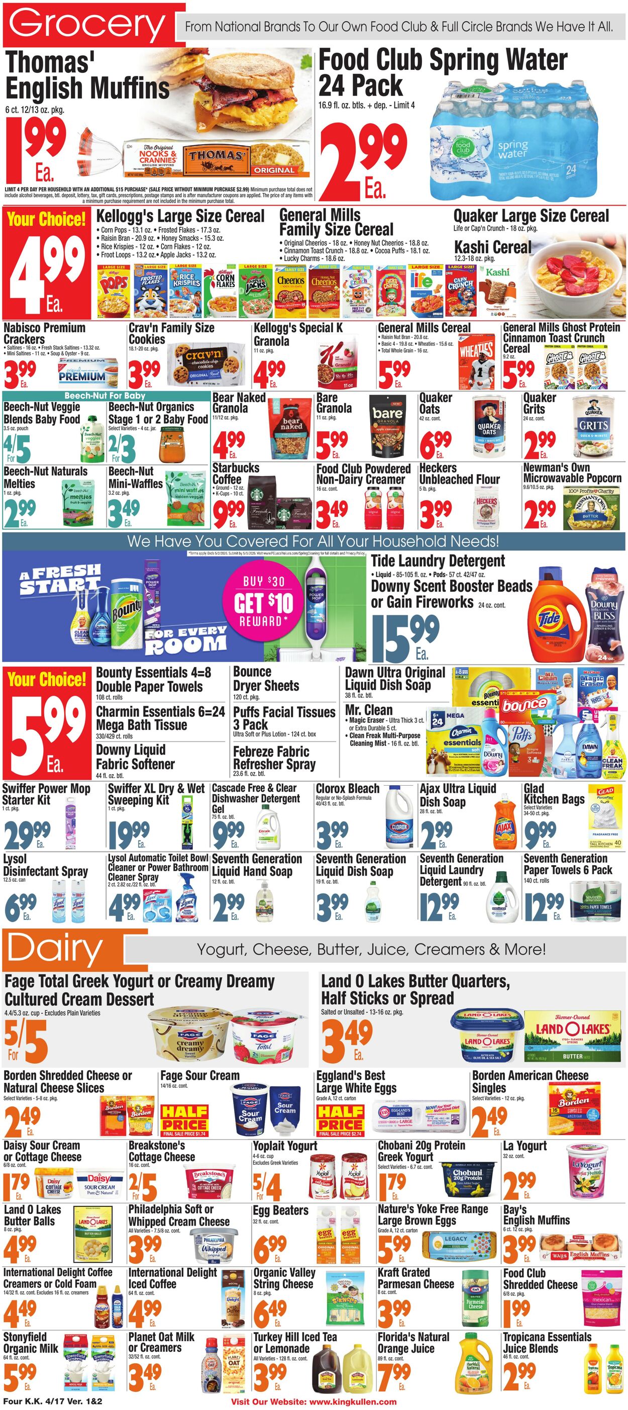 Weekly ad King Kullen 04/16/2026 - 04/23/2026