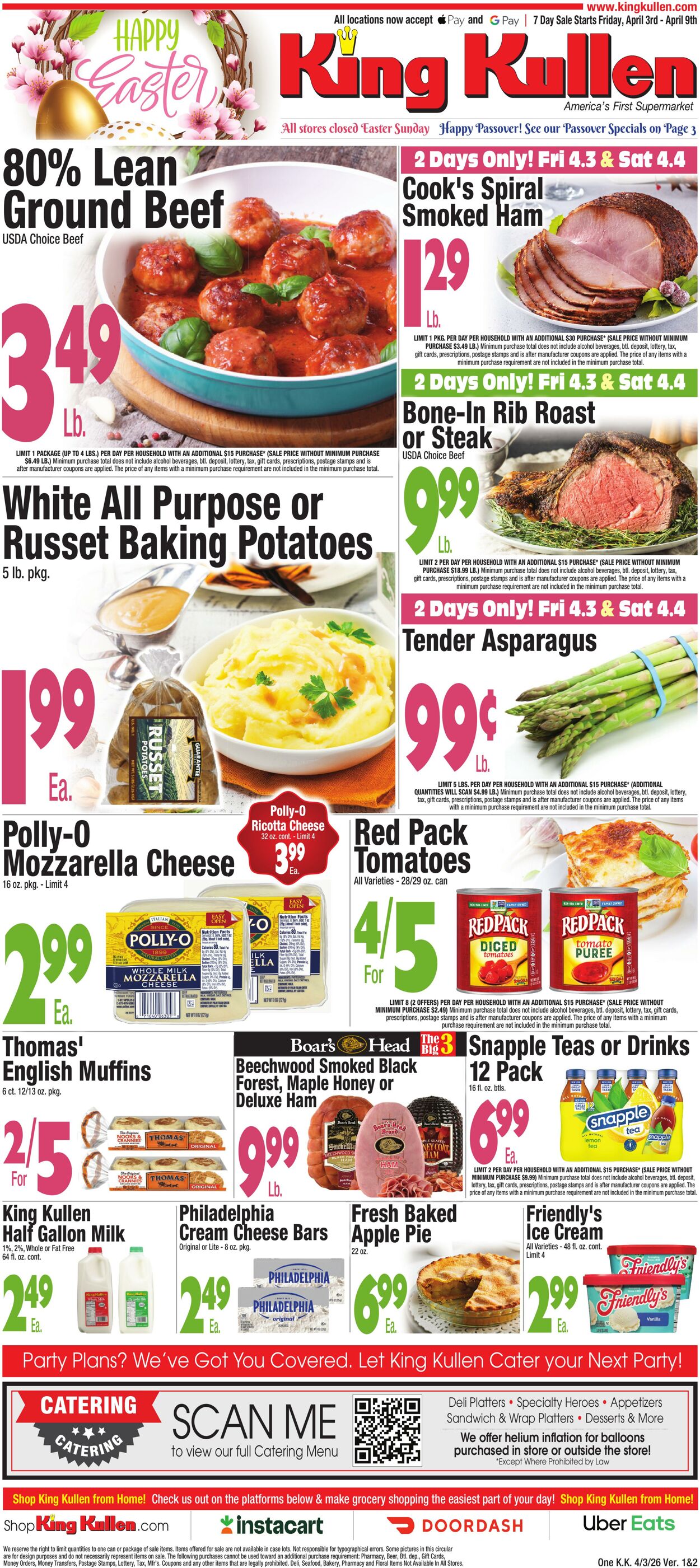Weekly ad King Kullen 04/02/2026 - 04/09/2026