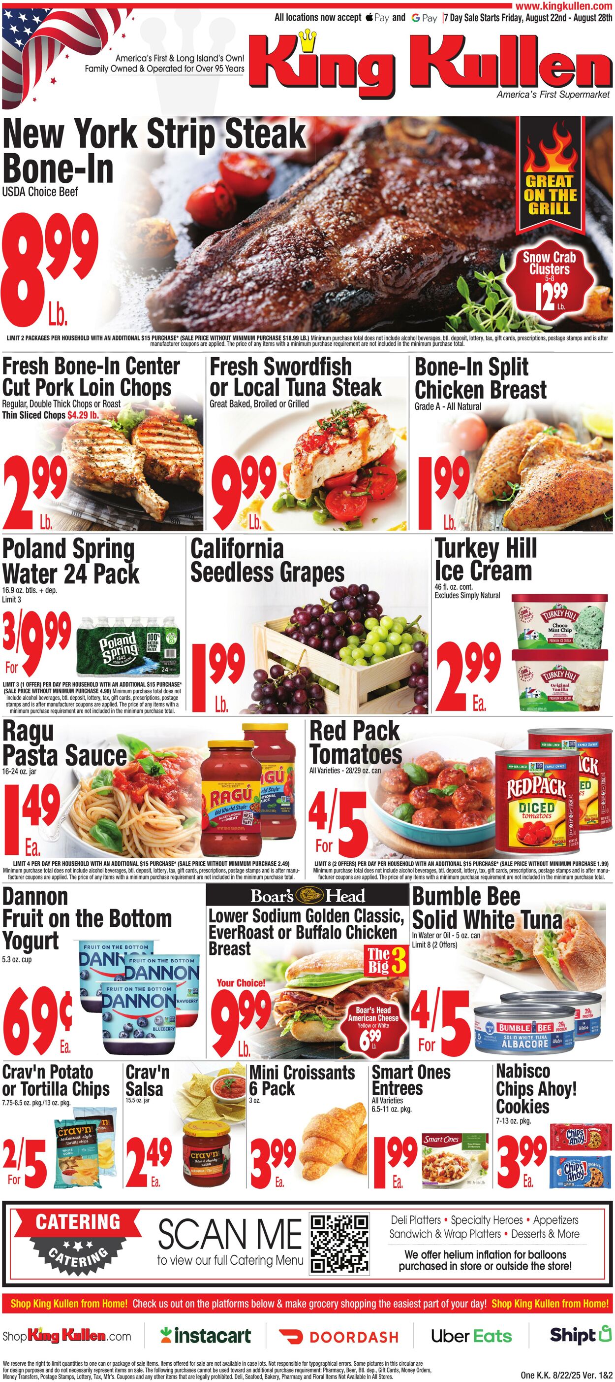 Weekly ad King Kullen 08/21/2025 - 08/28/2025