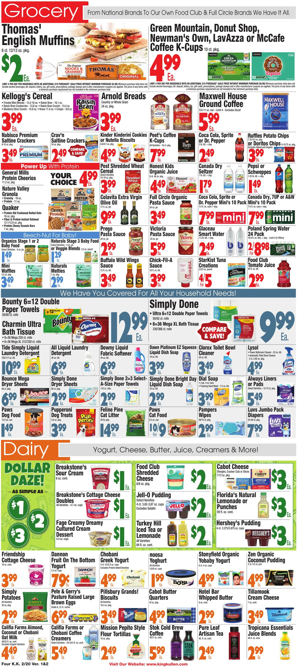 Weekly ad King Kullen 02/19/2026 - 02/26/2026