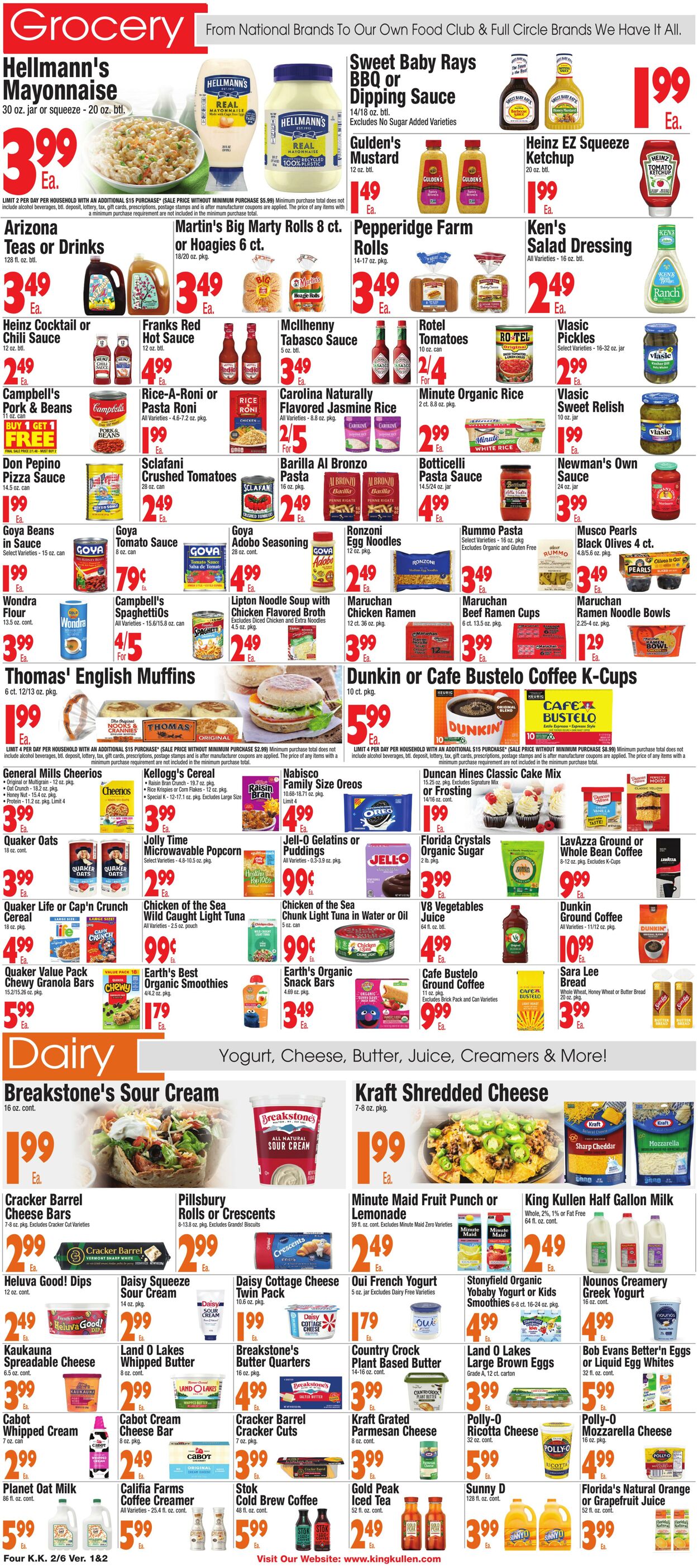 Weekly ad King Kullen 02/05/2026 - 02/12/2026