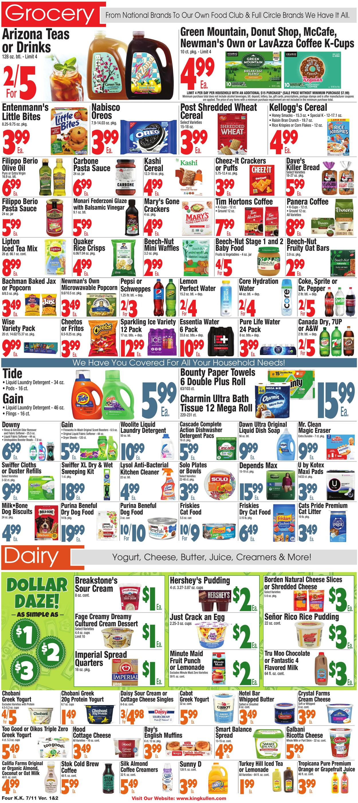 Weekly ad King Kullen 07/10/2025 - 07/17/2025