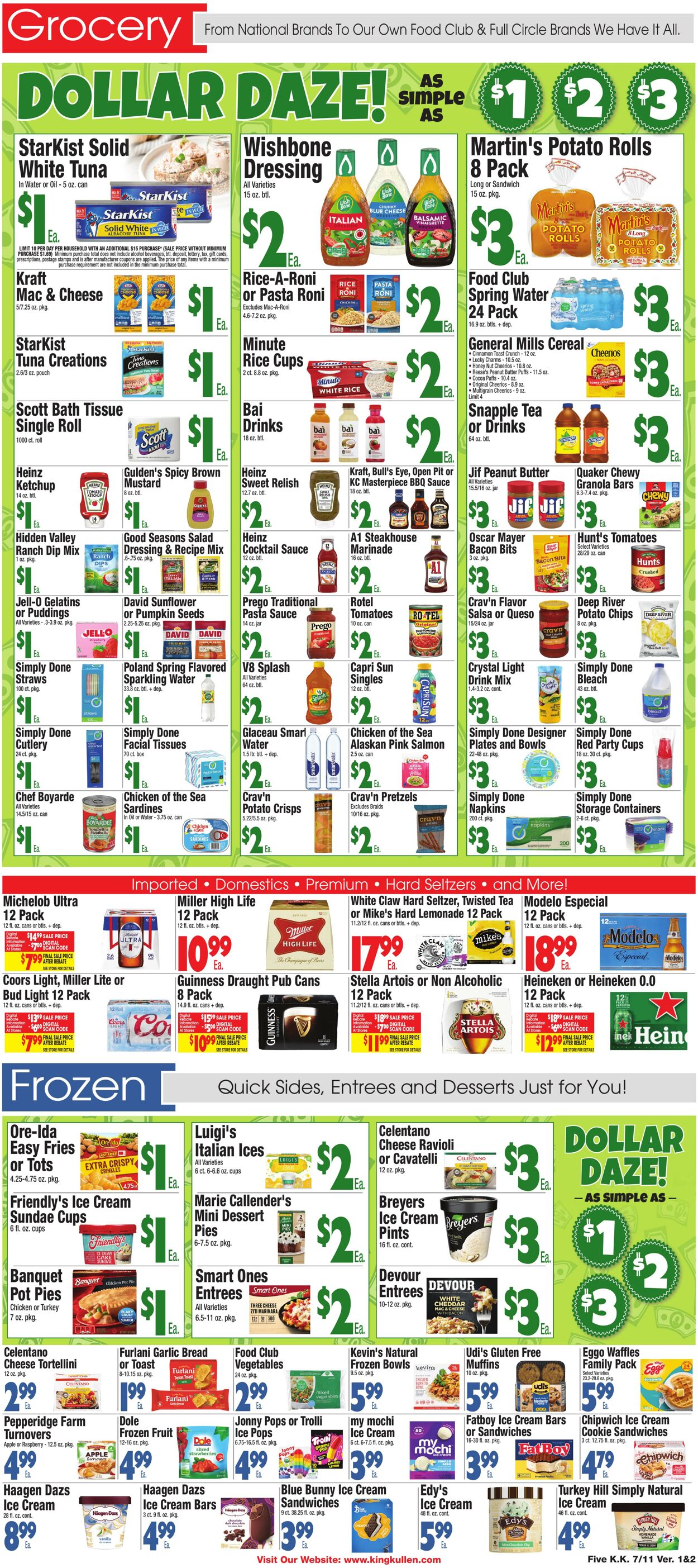 Weekly ad King Kullen 07/10/2025 - 07/17/2025