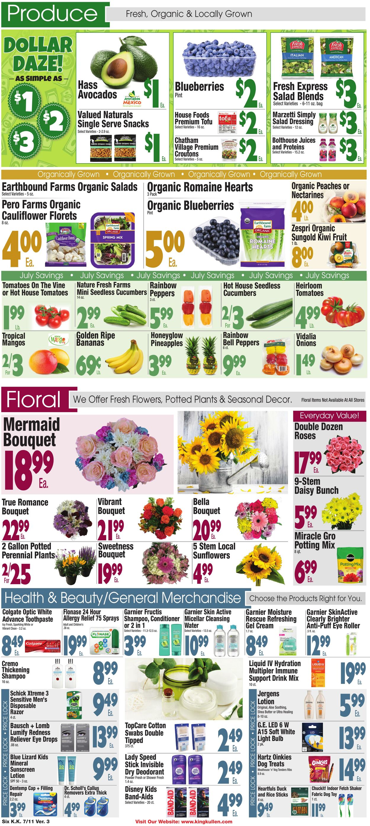 Weekly ad King Kullen 07/10/2025 - 07/17/2025