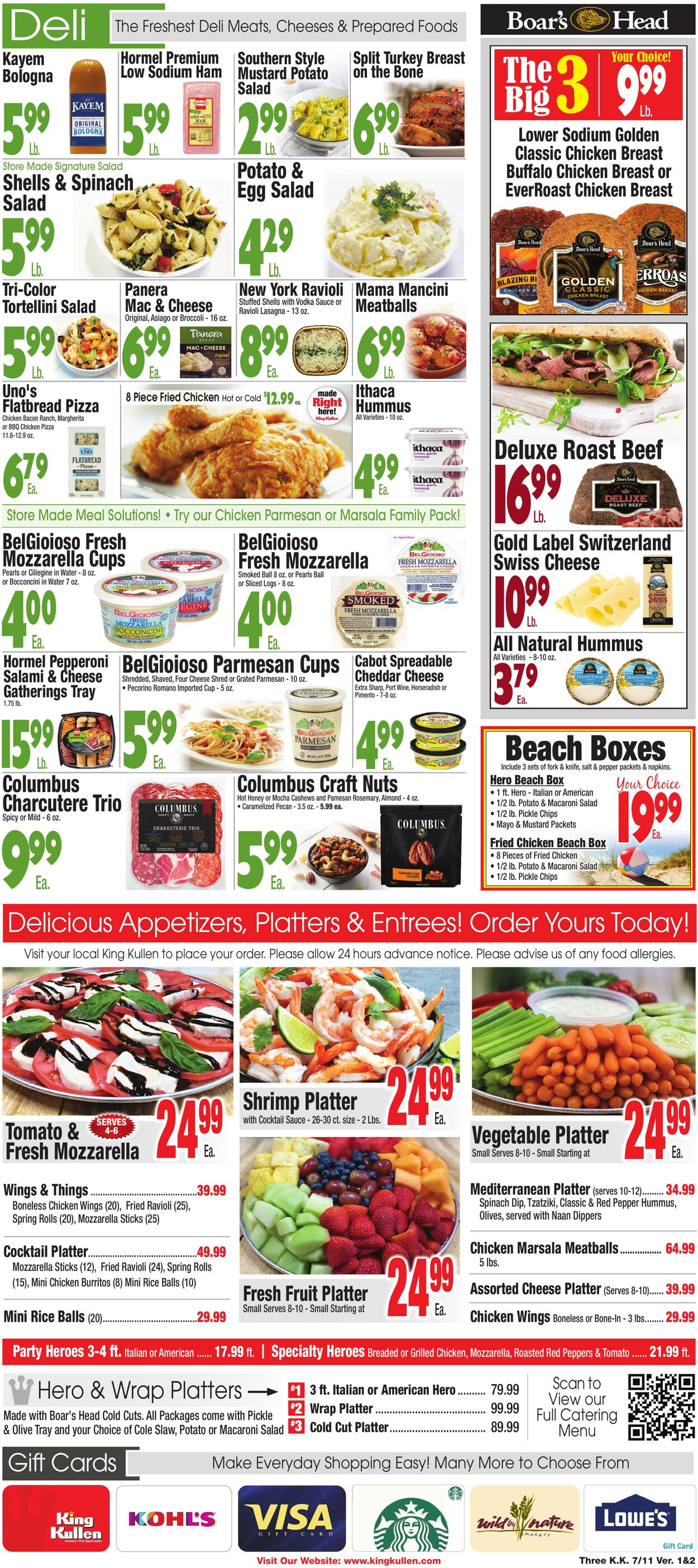 Weekly ad King Kullen 07/10/2025 - 07/17/2025