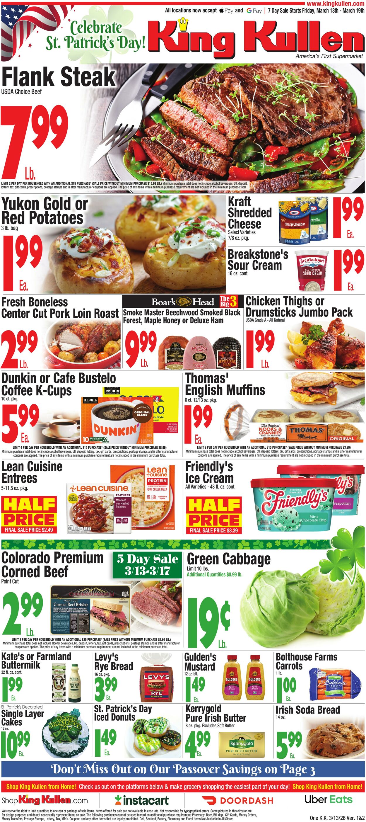 Weekly ad King Kullen 03/12/2026 - 03/19/2026