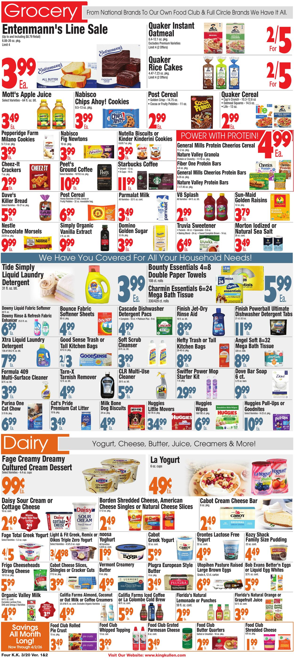 Weekly ad King Kullen 03/19/2026 - 03/26/2026