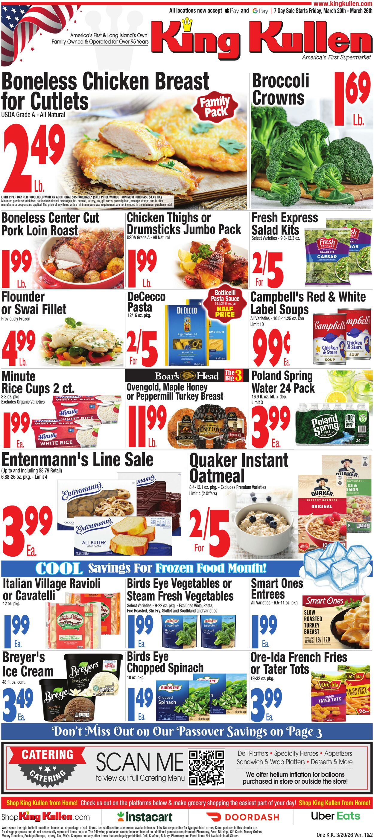 Weekly ad King Kullen 03/19/2026 - 03/26/2026