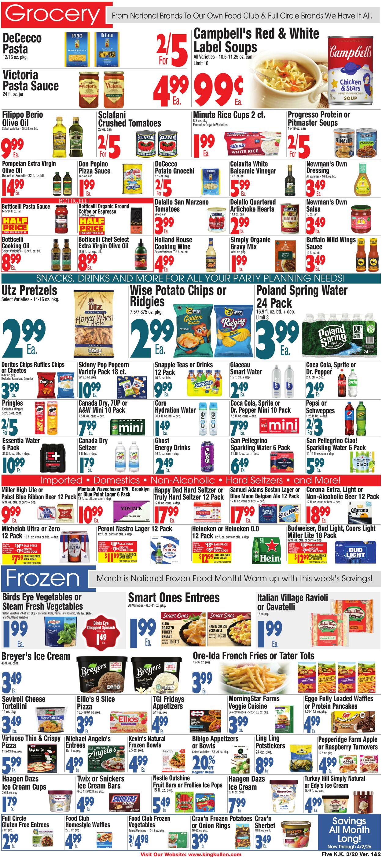 Weekly ad King Kullen 03/19/2026 - 03/26/2026