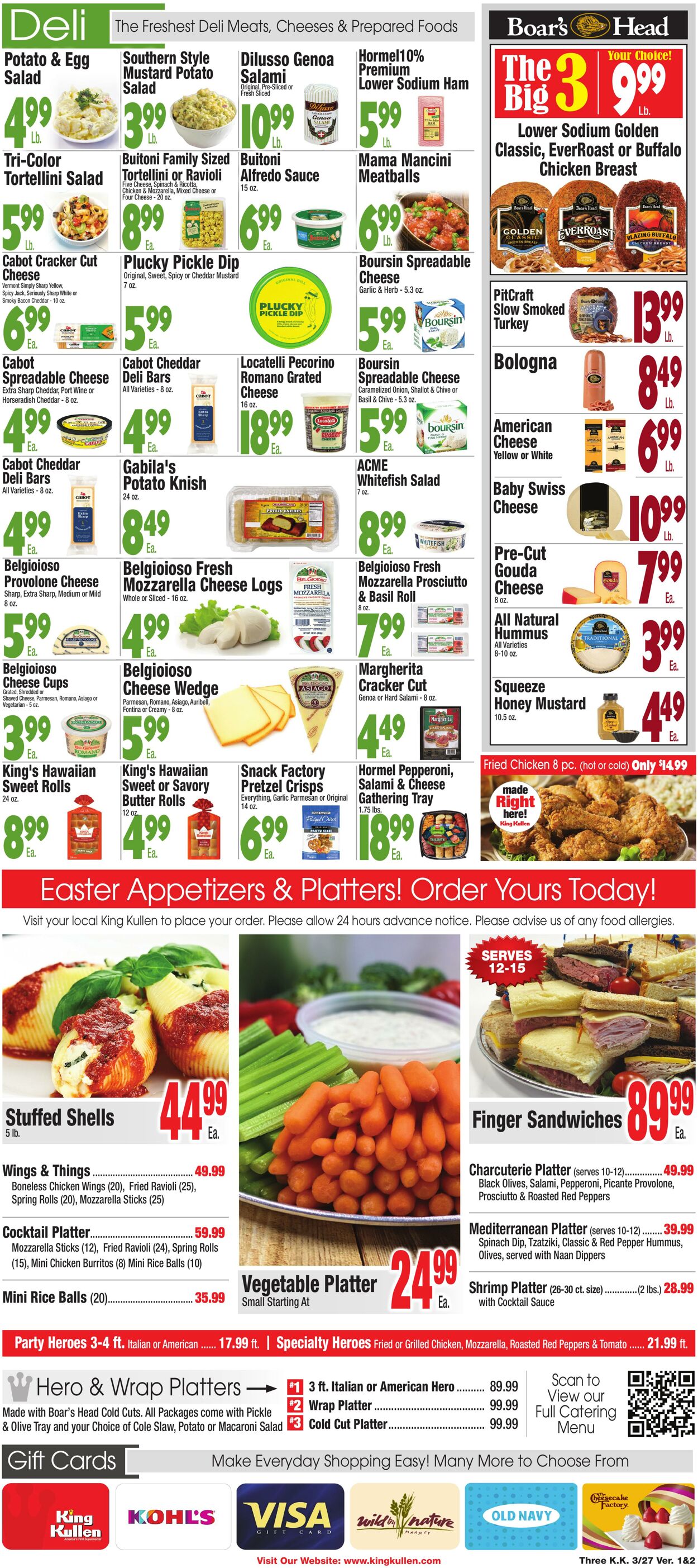 Weekly ad King Kullen 03/26/2026 - 04/02/2026