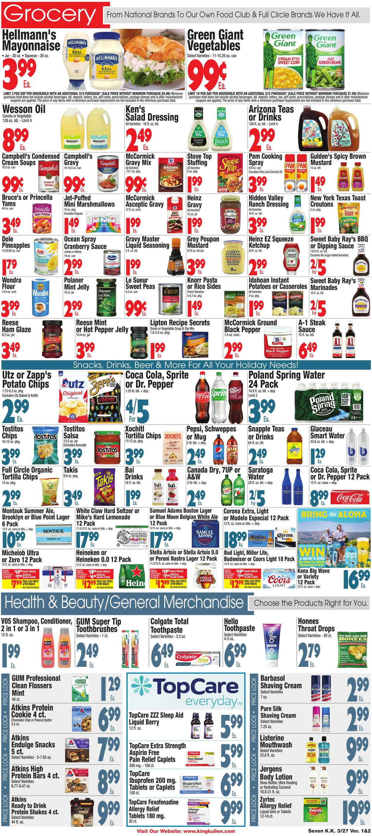 Weekly ad King Kullen 03/26/2026 - 04/02/2026