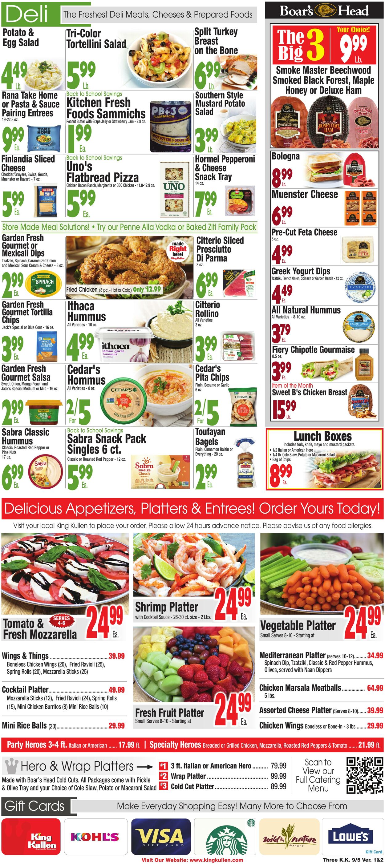 Weekly ad King Kullen 09/04/2025 - 09/11/2025