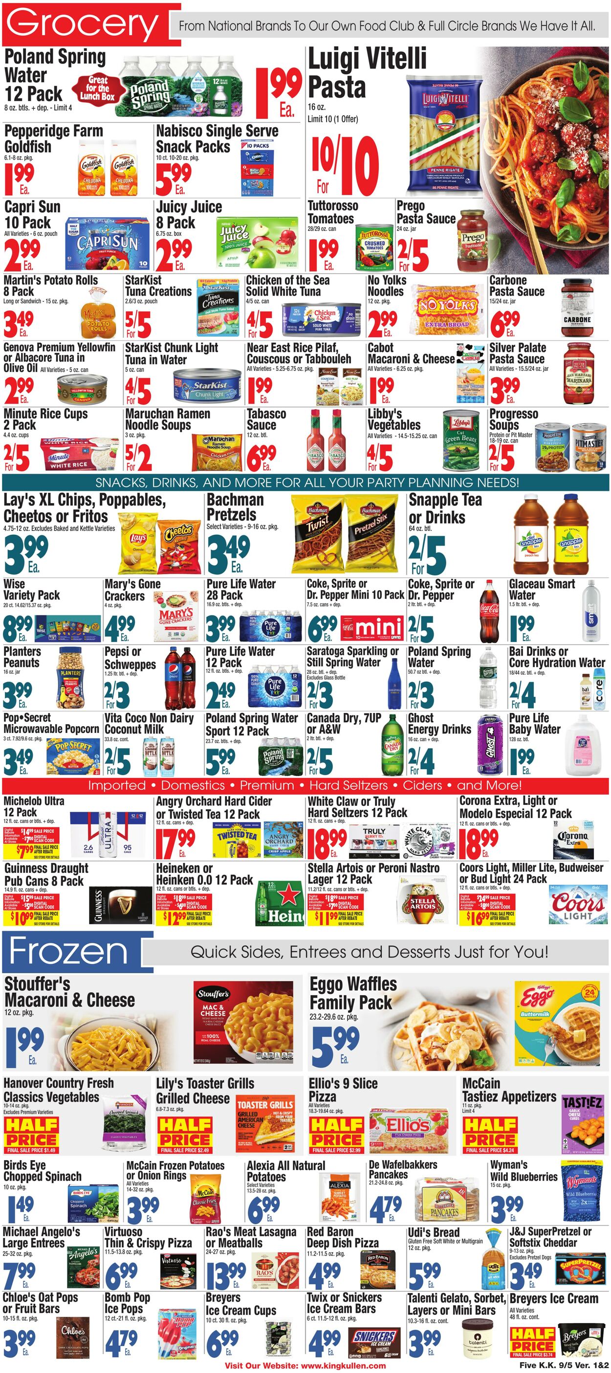 Weekly ad King Kullen 09/04/2025 - 09/11/2025