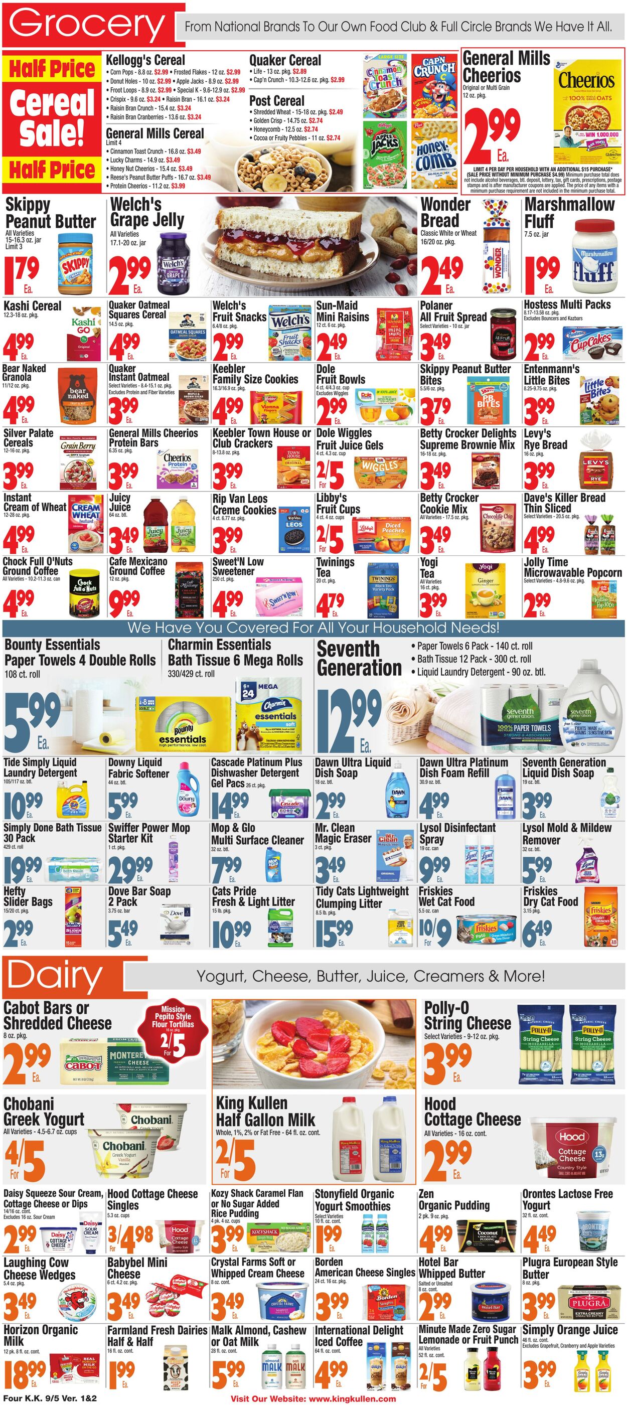 Weekly ad King Kullen 09/04/2025 - 09/11/2025