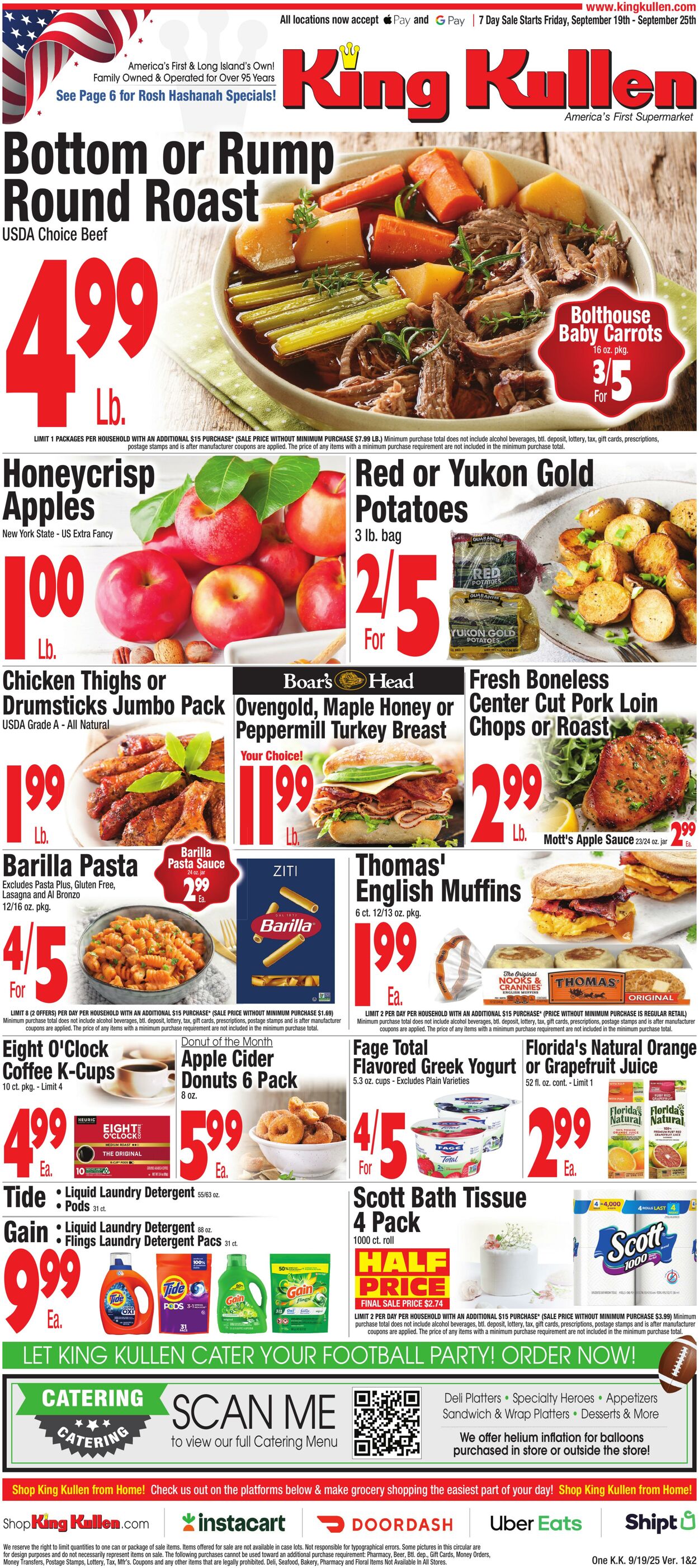 Weekly ad King Kullen 09/18/2025 - 09/25/2025