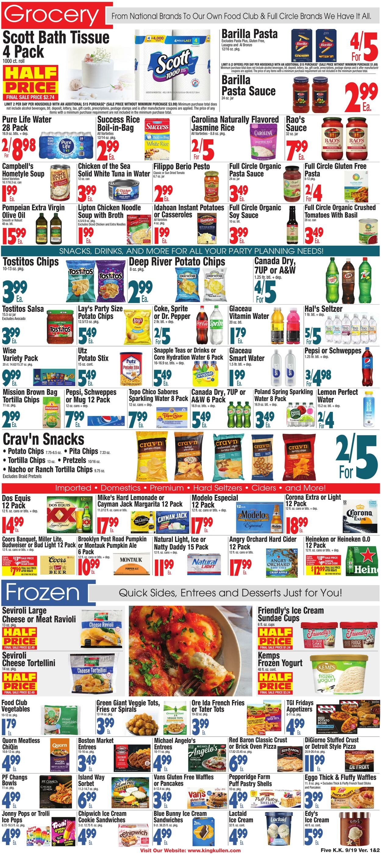 Weekly ad King Kullen 09/18/2025 - 09/25/2025