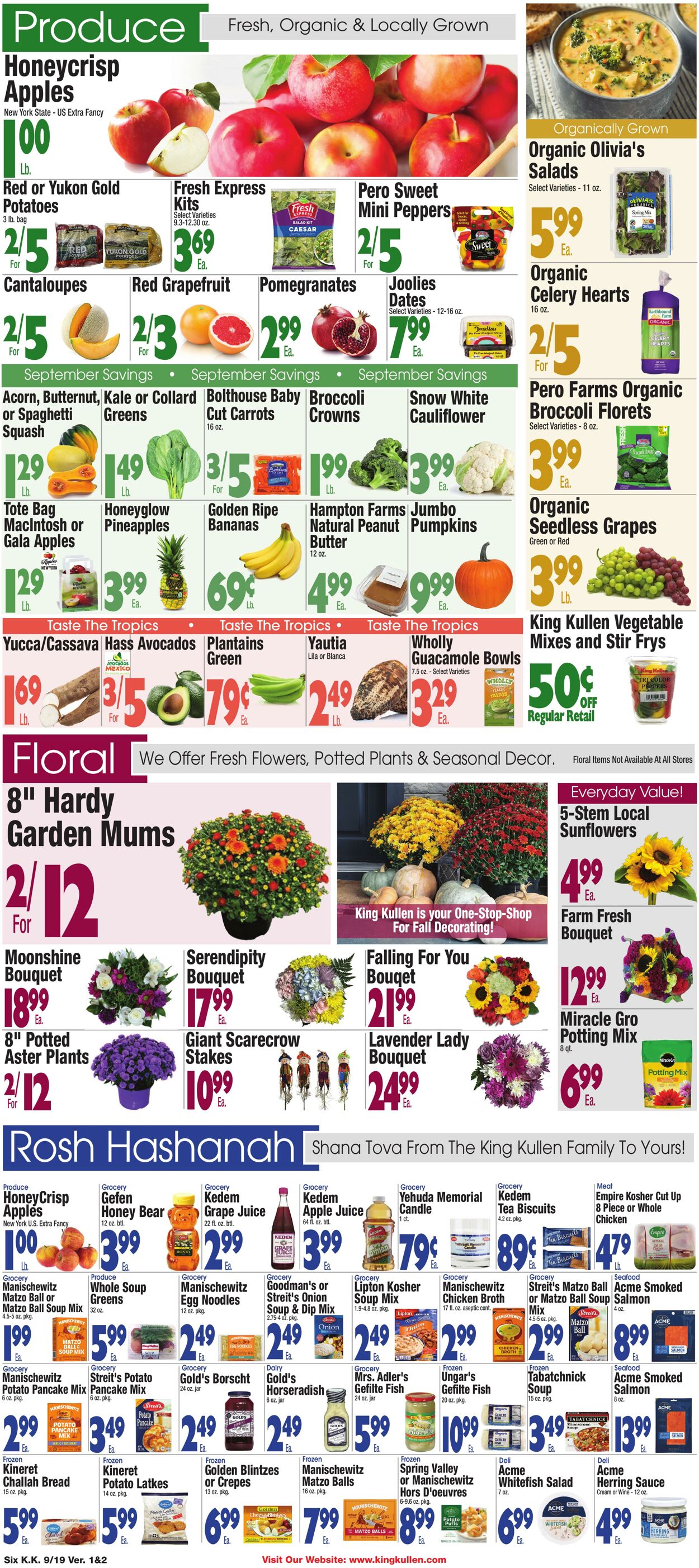 Weekly ad King Kullen 09/18/2025 - 09/25/2025