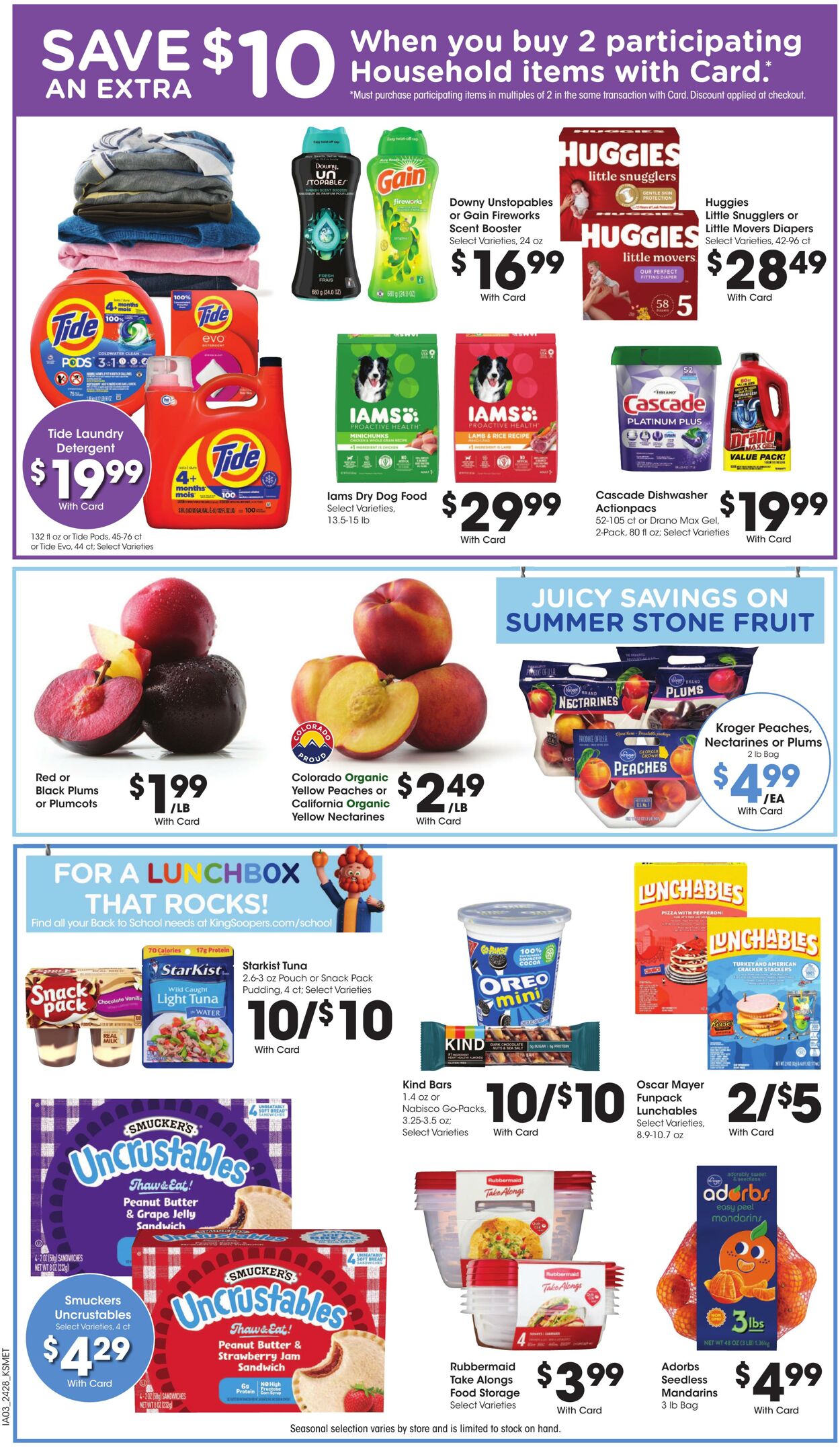 Weekly ad King Soopers 08/14/2024 - 08/20/2024