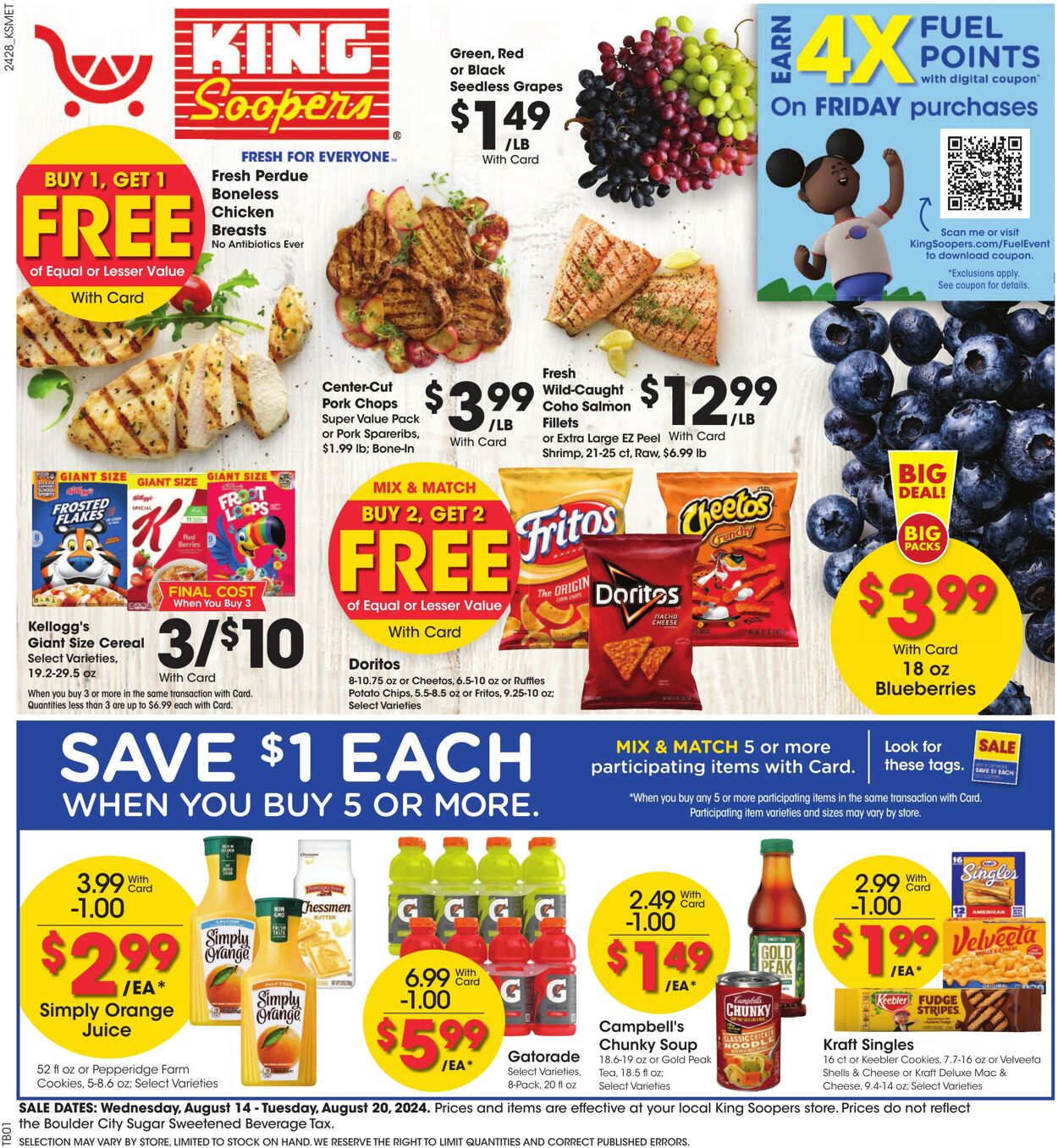 Weekly ad King Soopers 08/14/2024 - 08/20/2024