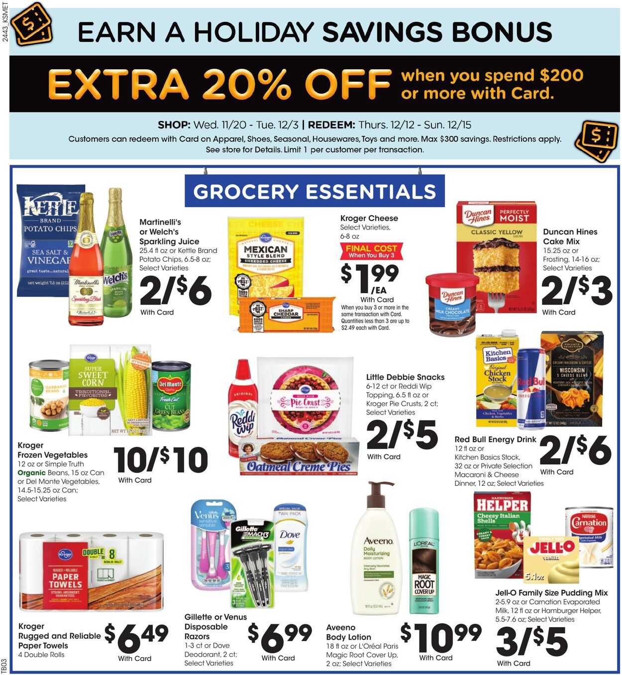 Weekly ad King Soopers 11/29/2024 - 12/03/2024