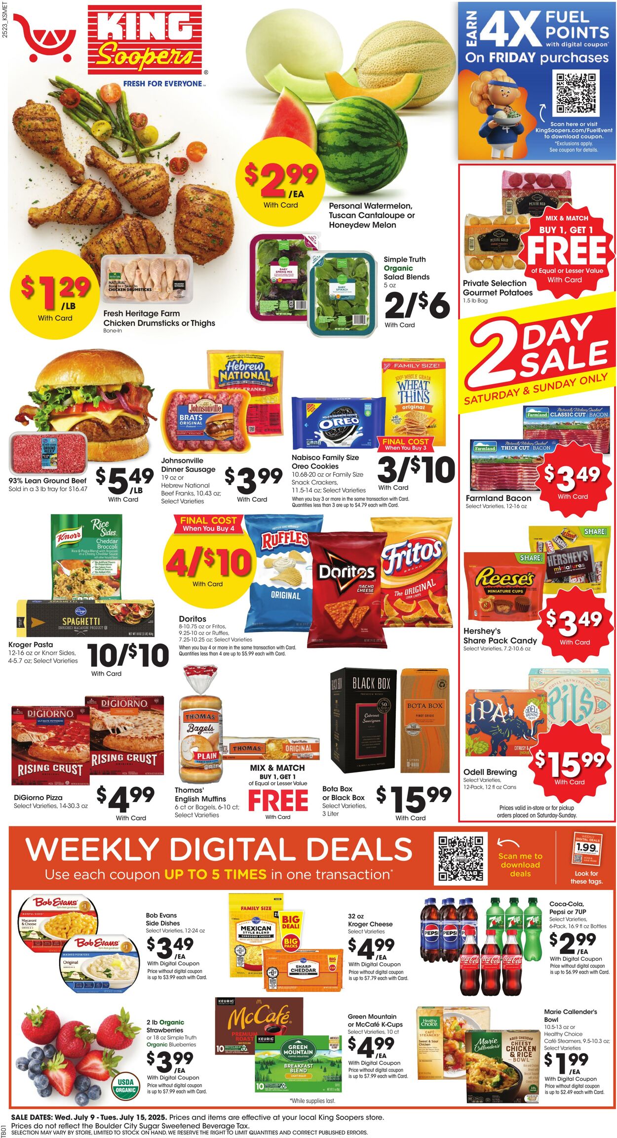 Weekly ad King Soopers 07/09/2025 - 07/15/2025