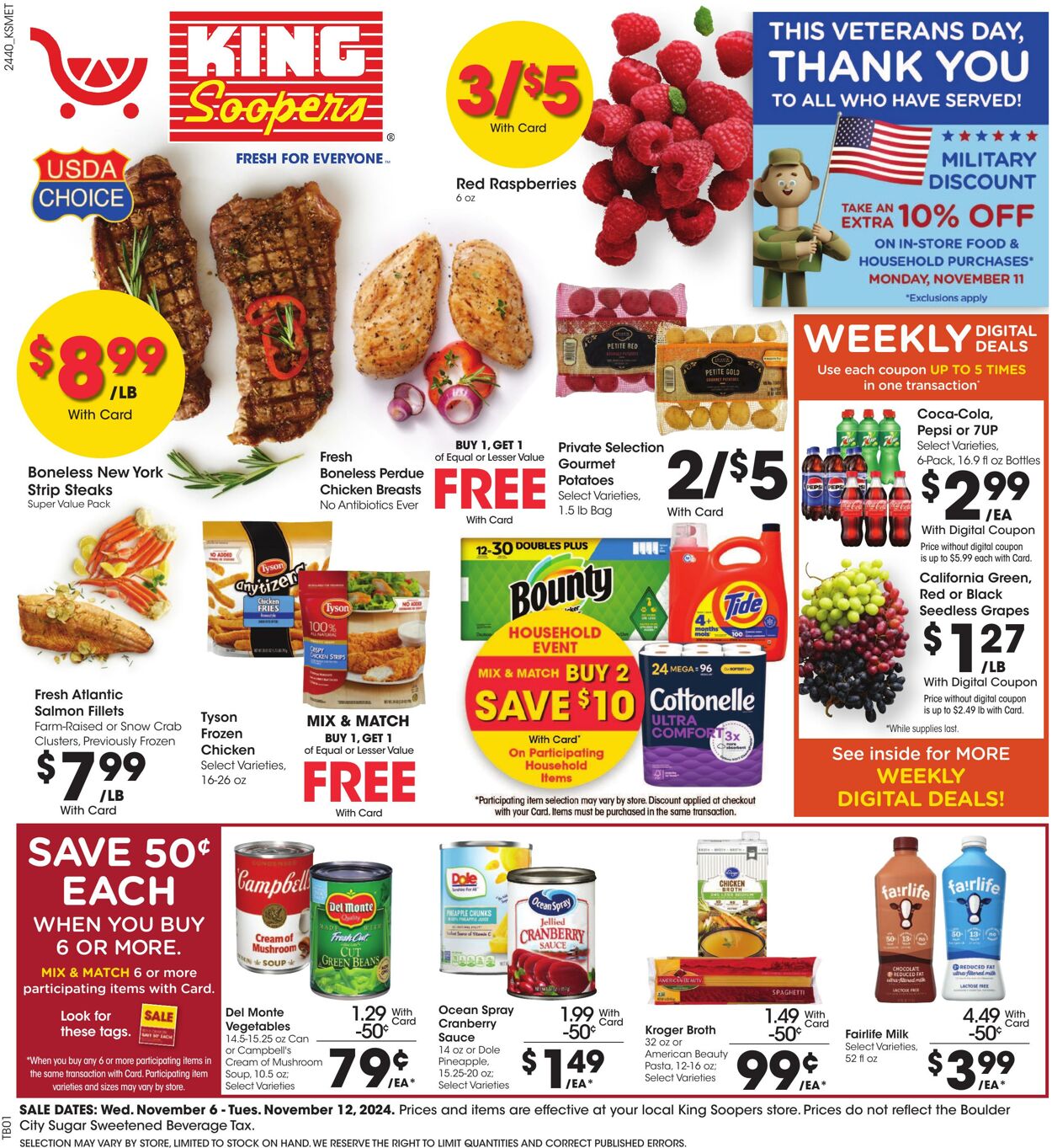 Weekly ad King Soopers 11/06/2024 - 11/12/2024