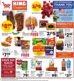 Weekly ad King Soopers 10/30/2024 - 11/05/2024