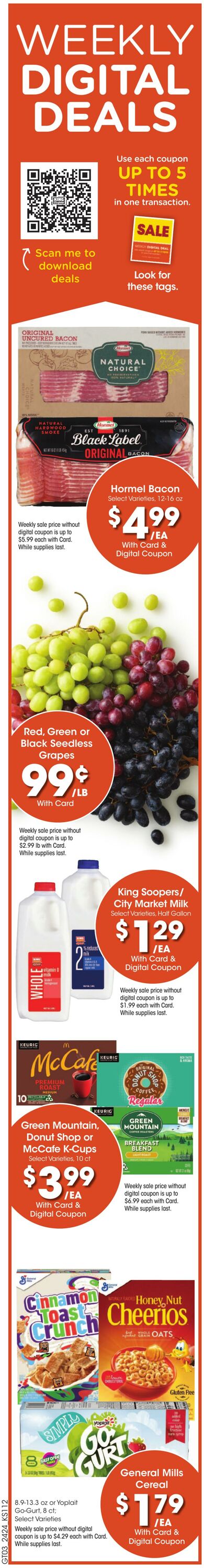 Weekly ad King Soopers 07/17/2024 - 07/23/2024