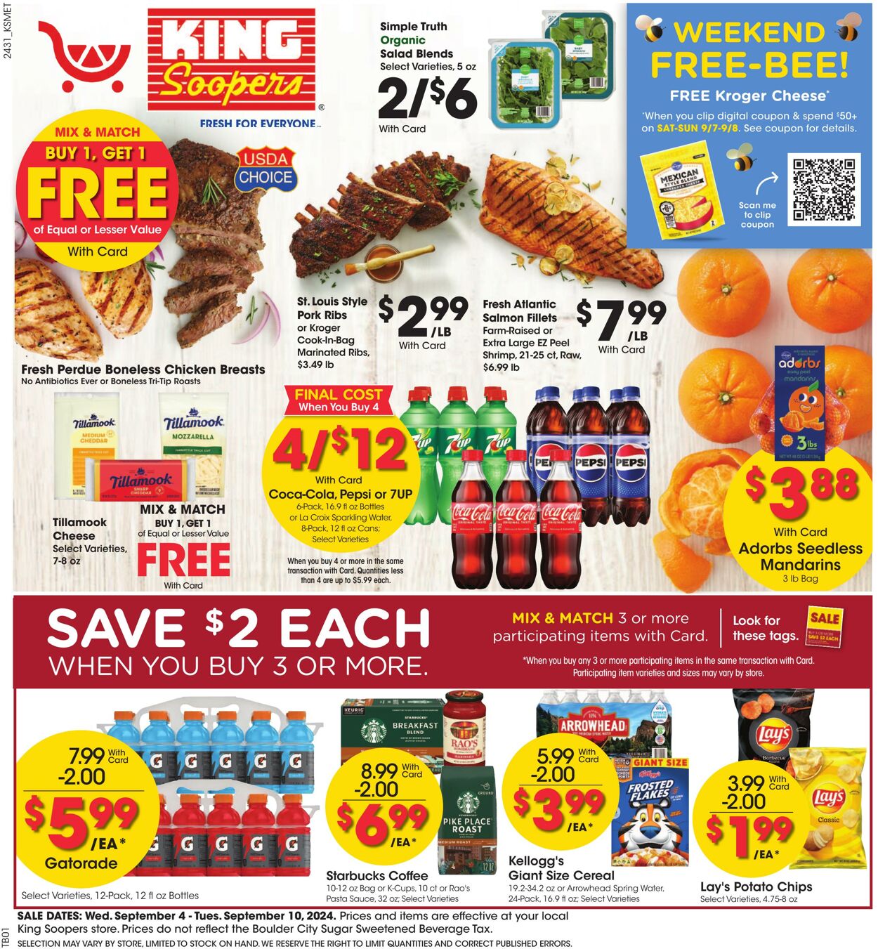 Weekly ad King Soopers 09/04/2024 - 09/10/2024