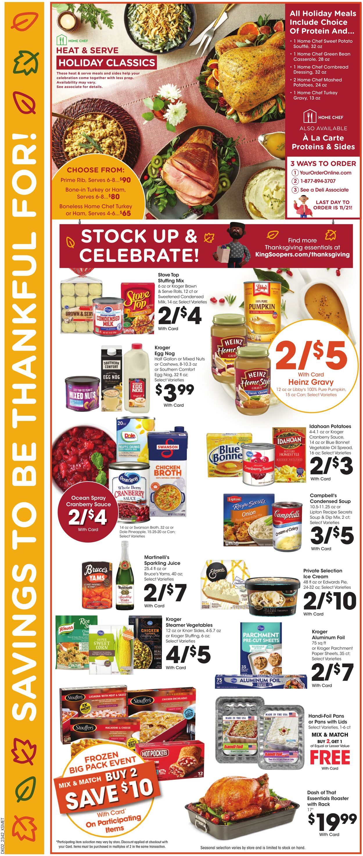 Weekly ad King Soopers 11/15/2023 - 11/23/2023