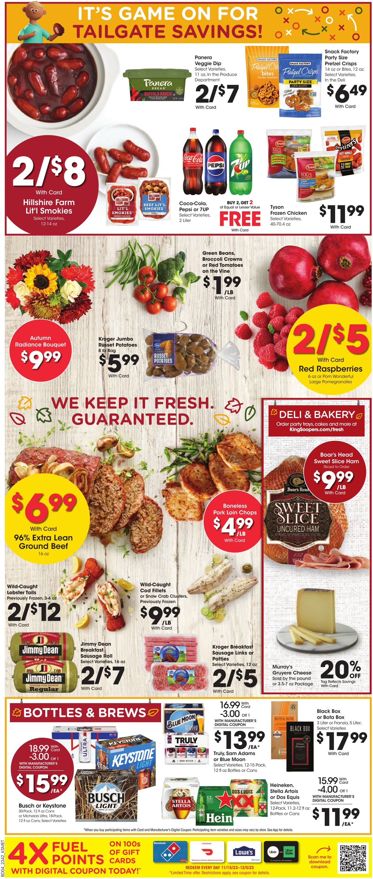 Weekly ad King Soopers 11/15/2023 - 11/23/2023