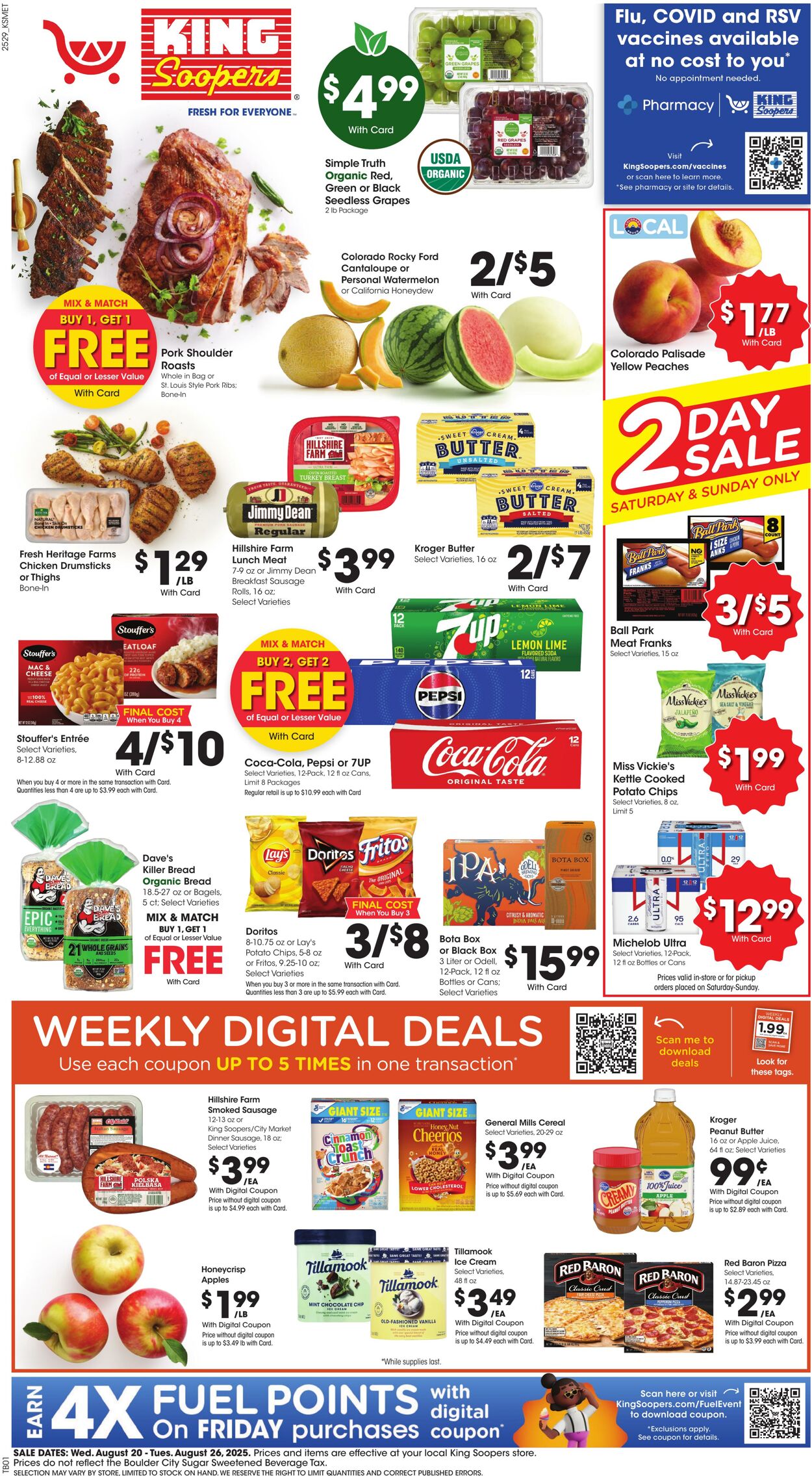 Weekly ad King Soopers 08/20/2025 - 08/26/2025