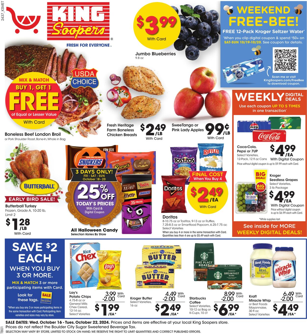 Weekly ad King Soopers 10/16/2024 - 10/22/2024