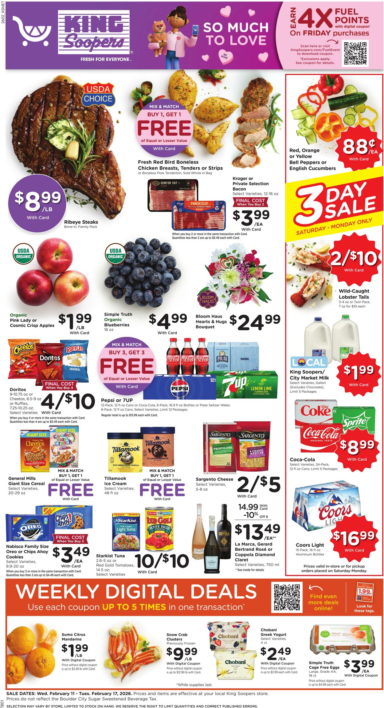 Weekly ad King Soopers 02/11/2026 - 02/17/2026