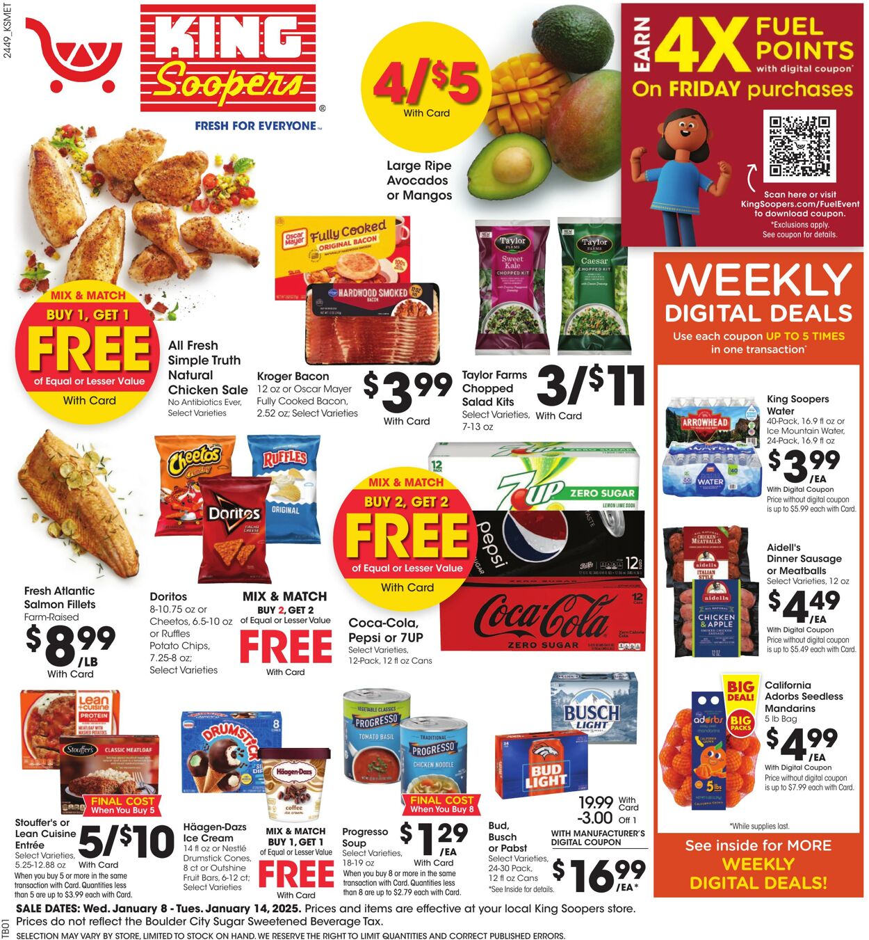 Weekly ad King Soopers 01/08/2025 - 01/14/2025