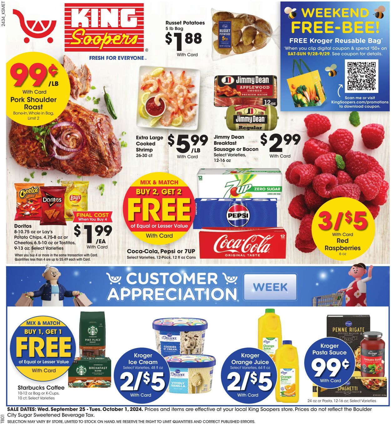 Weekly ad King Soopers 09/25/2024 - 10/01/2024