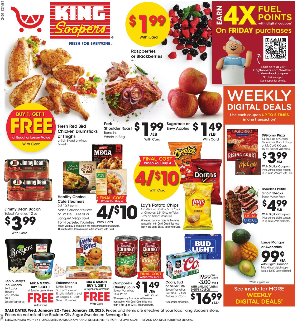 Weekly ad King Soopers 01/22/2025 - 01/28/2025