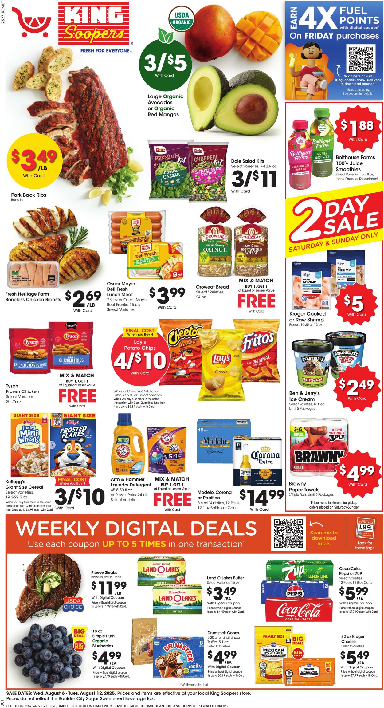Weekly ad King Soopers 08/06/2025 - 08/12/2025
