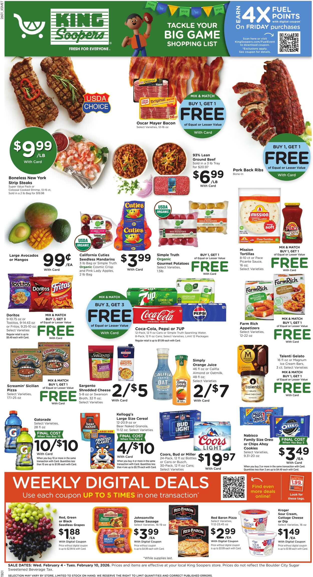 Weekly ad King Soopers 02/04/2026 - 02/10/2026