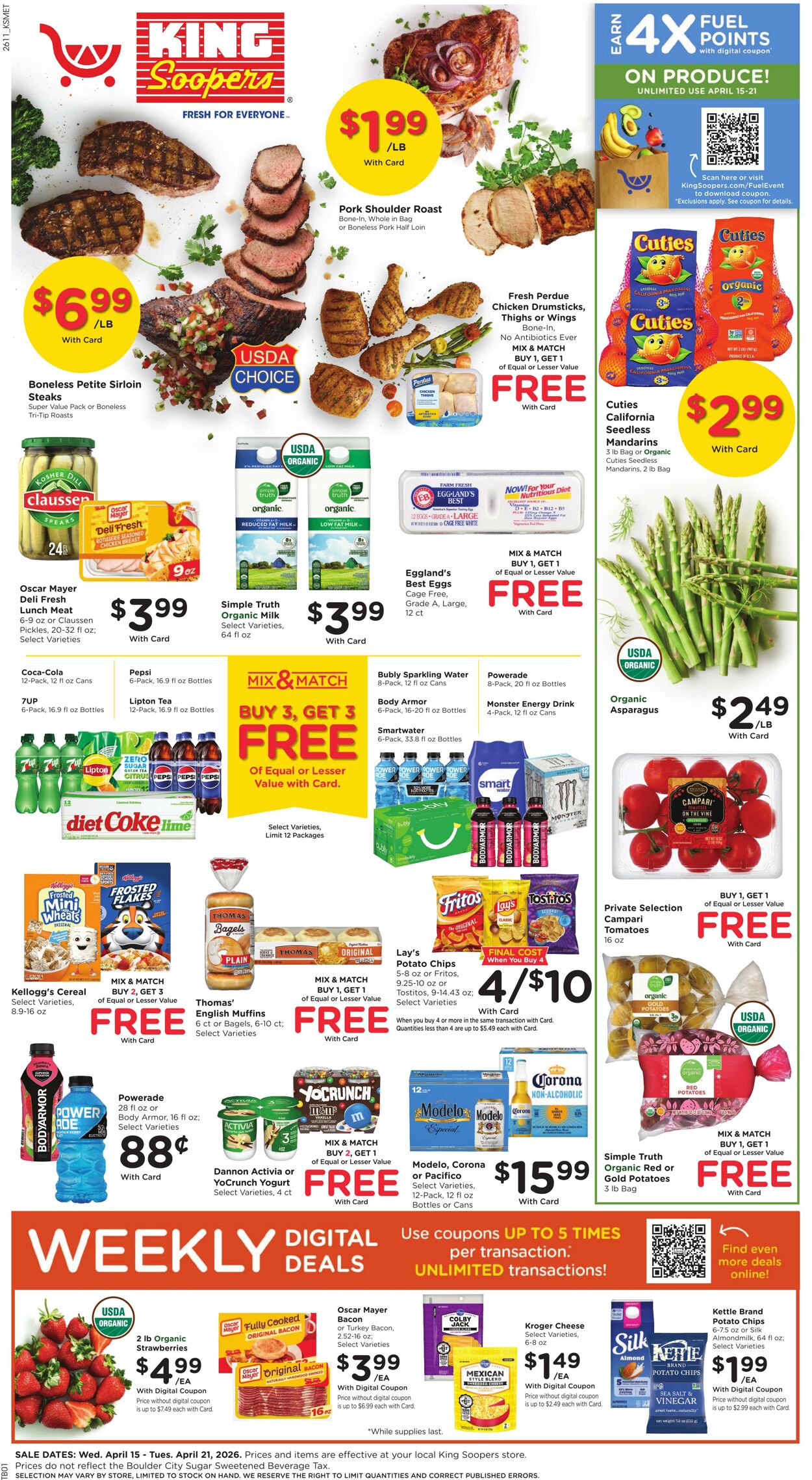 Weekly ad King Soopers 04/15/2026 - 04/21/2026